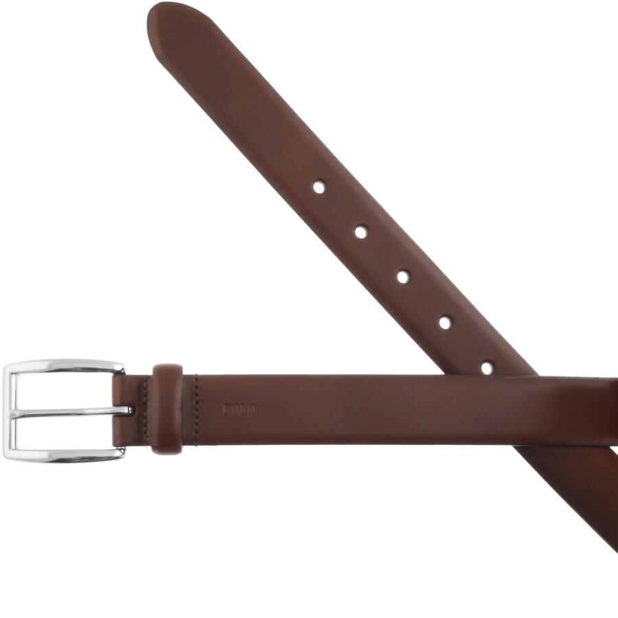 Ralph Lauren Harness Leather Belt Brown
